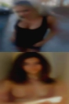 Naked woman with wide hips
